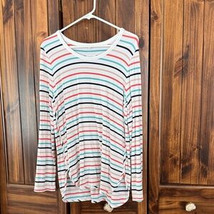 Market & Spruce Multicolor Striped Top